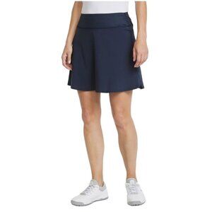 Puma NWT Pwrshape Golf Solid Woven Skort Navy UPF50 Retail $65 Size XS
